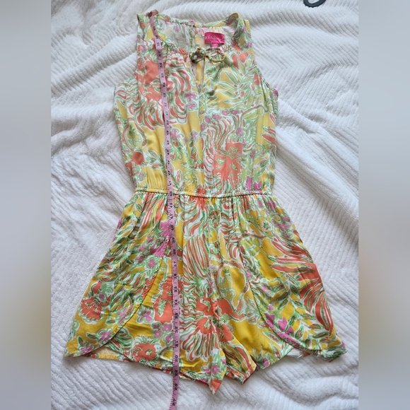 Lilly Pulitzer For Target Yellow Challis Romper - Picture 5 of 8